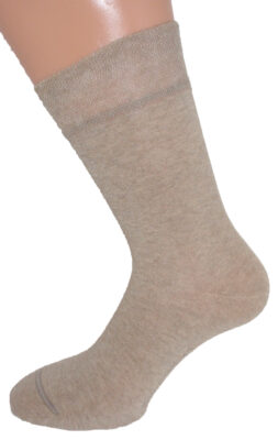 Nogavice za OŽILJE brez ELASTIKE Jona-Jonas-432-10 Melanž bež - Sughero