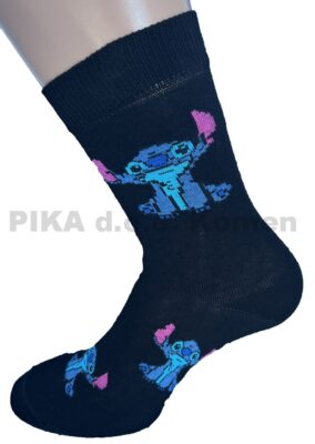 Bombažne nogavice STICH 320-612 črna